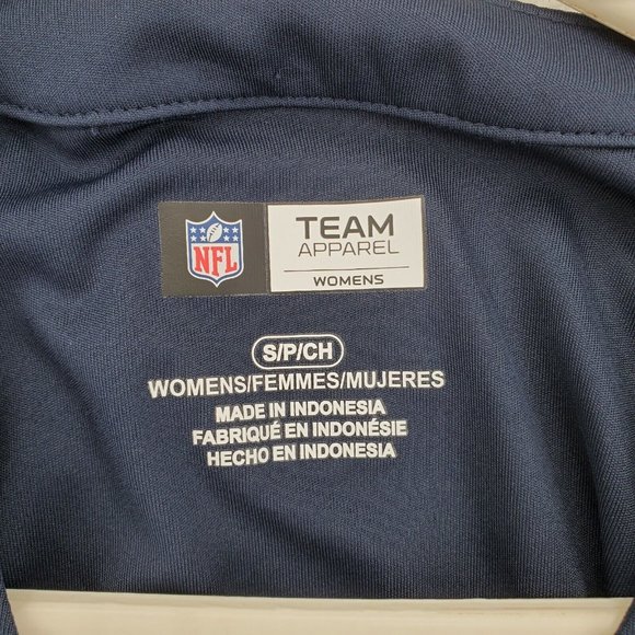 Chicago Bears Shirt Women's Laced up V-Neck Short Sleeve NFL Team Apparel Small - Picture 9 of 12